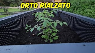 Orto rialzato fai da te Giardinaggio e recupero materiali [upl. by Aicertal]