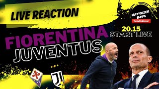 LIVE REACTION  FIORENTINA JUVENTUS [upl. by Nort429]