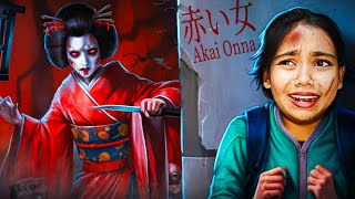 Akai Onna  Japanese Psychological Horror Game  Full Gameplay [upl. by Patterman177]