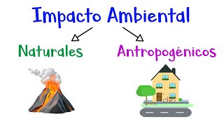 💥 ¿Qué es el Impacto Ambiental 🌳 Naturales y Antropogénicos 🏭 Fácil y Rápido [upl. by Luas989]