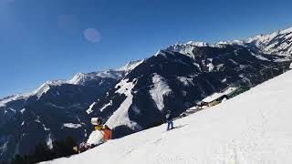 Saalbach Ski Resort  from Leogang to Hinterglemm [upl. by Falda799]