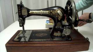 How to clean and oil a vintage sewing machine Part 1 [upl. by Laurene]