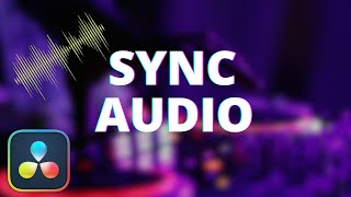 How to Sync Audio Inside Davinci Resolve 19 tutorial [upl. by Babs885]