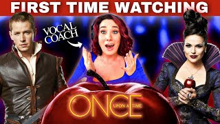 ONCE UPON A TIME  Musical Episode  Vocal Coach Reaction [upl. by Caughey]