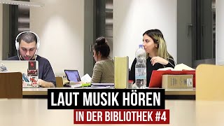 Laut Musik hören in der Bibliothek 4 PRANK  Hasanov [upl. by Leesen]