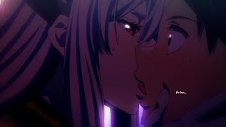 Kyouka x Yuuki Sweet Romantic Kiss😘 Scene😍  Chained Soldier  Anime Kiss Scene akun [upl. by Akinit]