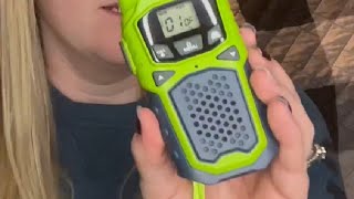 Long Range Two Way Radios 22 Channels VOX NOAA Weather Alert Family Walkie Talkie Review [upl. by Lednor392]