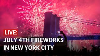 July 4th fireworks 2024 Watch live as Macys holds 4th of July fireworks show in New York [upl. by Assili]