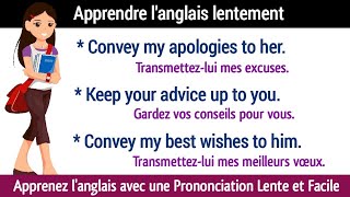 Apprenez langlais avec une Prononciation Lente et Facile  English Speaking Practice Slowly [upl. by Santa]