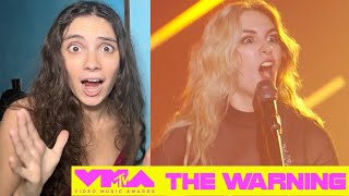 Singer FIRST TIME Reaction to The Warning  Evolve  2023 VMAs [upl. by Crystie61]