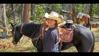 Horseback riding  4 days camping in the wilderness [upl. by Lyman]