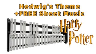 Harry Potter Hedwigs Theme on Glockenspiel notes transcription  sheet music  score  lesson  pdf [upl. by Jonme]