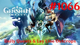 Genshin Impact Walkthrough Part 1066  Daily Quests amp Ley Line Outcrops 156 No Commentary [upl. by Ynez740]