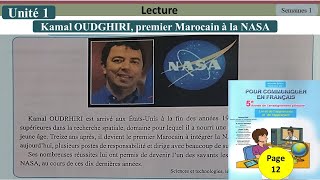 Kamal Oudghiri premier marocain à la NASA  Lecture  5ème AP  Unité 1  Semaine 1  Page 14 [upl. by Jasmine]