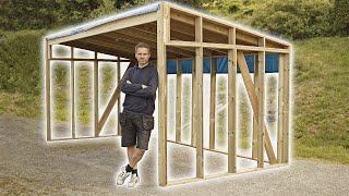 This is Almost Too Easy  I Made a Simple Shed Using Only Decking Boards [upl. by Nelson]