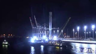 SpaceX Falcon 9 arriving into Port Canaveral on Drone Barge [upl. by O'Rourke236]