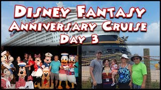 Disney Fantasy Anniversary Cruise Day 3 Day at Sea [upl. by Anitsirk]