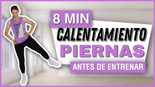 CALENTAMIENTO DE PIERNAS PARA ANTES DE HACER EJERCICIO  IMPORTANTE  NatyGlossGym [upl. by Morlee]