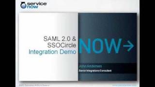 Configuring SAML 20 with ServiceNow [upl. by Dnomayd]