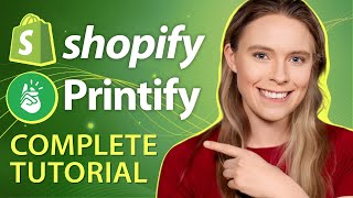 Best Shopify Print On Demand Tutorial For Beginners 2024  Complete Setup Guide [upl. by Brannon]