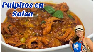 Pulpitos en Salsa Fácil de Hacer  Pulpitos en salsa  Baby Octopus in mild sauce [upl. by Anitsyrc831]