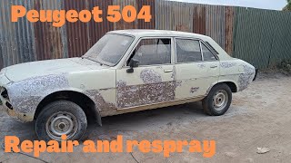 Peugeot 504 restoration [upl. by Danaher]