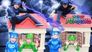 PJ Masks Night Ninja HUGE Storm Gekko amp Catboy 24 Hours Official Story [upl. by Assereht]