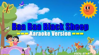 Baa Baa Black Sheep Karaoke  Nursery Rhymes Karaoke Version [upl. by Worth]