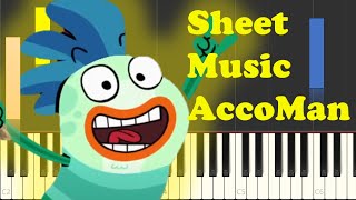 Fish Hooks Theme Song Piano Sheet Music [upl. by Akinihs656]