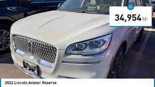 2022 Lincoln Aviator 25108A [upl. by Aicilif]