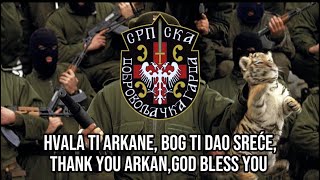 “Hvala ti Arkane”Serbian patriotic songThank you Arkan [upl. by Henley]