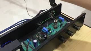 Power amplifier Gainclone  Tube Preamplifier DIY low budget [upl. by Canning]