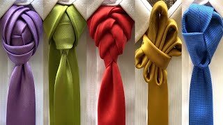 5 Amazing ways to tie a tie [upl. by Chow]