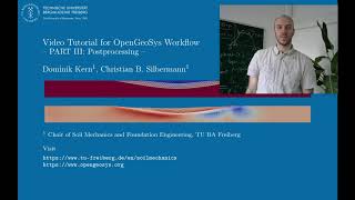 OpenGeoSys Workflow Tutorial Postprocessing [upl. by Jempty467]