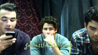 Jonas Brothers Live Chat on Cambio 082510 [upl. by Ahsekar]