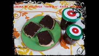 RICETTA  CREMA di nocciole NUTELLA fatta in casa  BIO e buonissima 😙 [upl. by Bonilla]