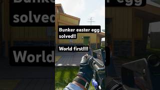 Opening the bunker doors on Nuketown EASTER EGG SOLVED WORLDS FIRST [upl. by Gussie]