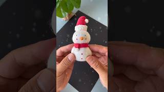 You can make a cute little snowman with a face towel try it now handmadediy kindergartenhandmade [upl. by Linnea373]