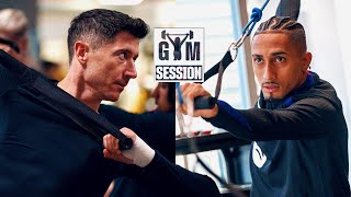 THIS IS WHAT A BARÇA GYM SESSION LOOKS LIKE  FC Barcelona Training 🔵🔴 [upl. by Tomaso]