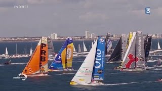 Vendée Globe 2016  voir ou revoir le grand départ à 13h02 [upl. by Innad]