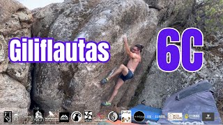 Gilifautas 6C  Torrelodones Boulder  Sector Diestro Bajo [upl. by Aramak]