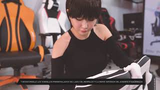 AKRacing Gaming Chair Assembly  Spanish Subtitles [upl. by Myrle]