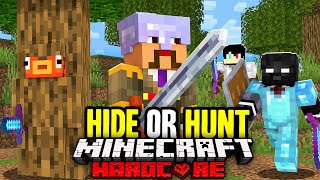 100 Players Compete in a Minecraft HIDE or HUNT [upl. by Ashia]