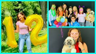 MY OFFICIAL 12TH BIRTHDAY PARTY  SISTERFOREVERVLOGS 480 [upl. by Johns]