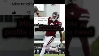 Mississippi State profile pictures you need college viral edit [upl. by Utir]