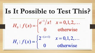 Best Critical Region for Hypothesis Test Compare 2 Probability Mass Functions Poisson amp Geometric [upl. by Bord]