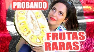 Probando Frutas RARAS Asiáticas y Exoticas SandraCiresArt [upl. by Magdala]