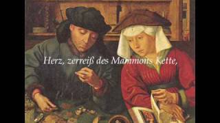 JSBach BWV168 5Herz zerreiß des Mammons Kette Harnoncourt  Wittek  Immler Ver2 [upl. by Brill900]