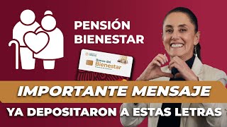 🔴EN VIVO ADELANTAN ESTAS LETRAS DE LA PENSIÓN BIENSTAR 🤯CLAUDIA SHEINBAUM DA IMPORTANTE MENSAJE [upl. by Onitnelav]