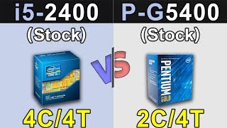 Core i52400 Vs Pentium G5400  New Games Benchmarks [upl. by Brocky302]